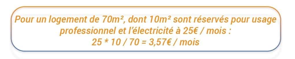 image présentant le calcul des frais de télétravail