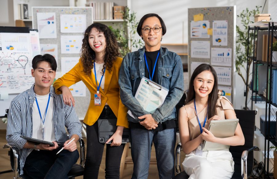 Une équipe de créatifs chinois